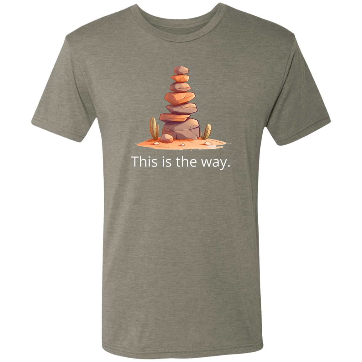 Arizona Trails Rock Cairn - Premium Triblend This is the way T-Shirt