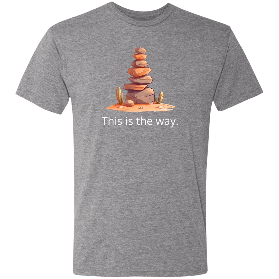 Arizona Trails Rock Cairn - Premium Triblend This is the way T-Shirt