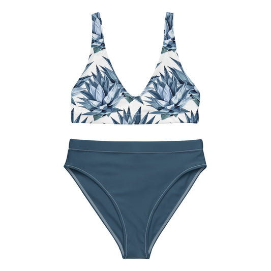 Arizona Trails Blue Agave Recycled high-waisted bikini - Blue Agave Edition