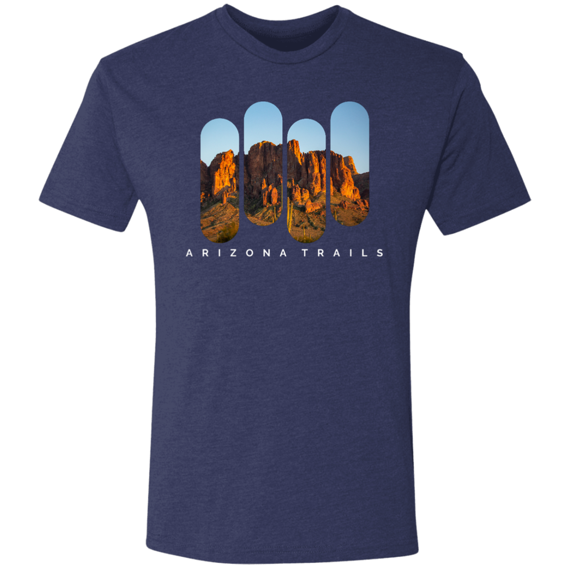 Arizona Trails Flatiron  Mountain - Premium Triblend T-Shirt