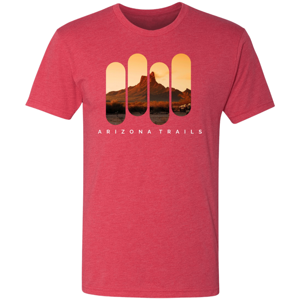 Arizona Trails Picacho Peak - Premium Triblend T-Shirt