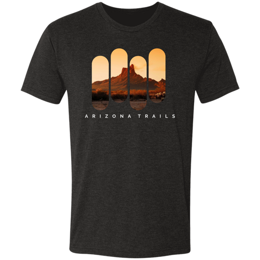 Arizona Trails Picacho Peak - Premium Triblend T-Shirt