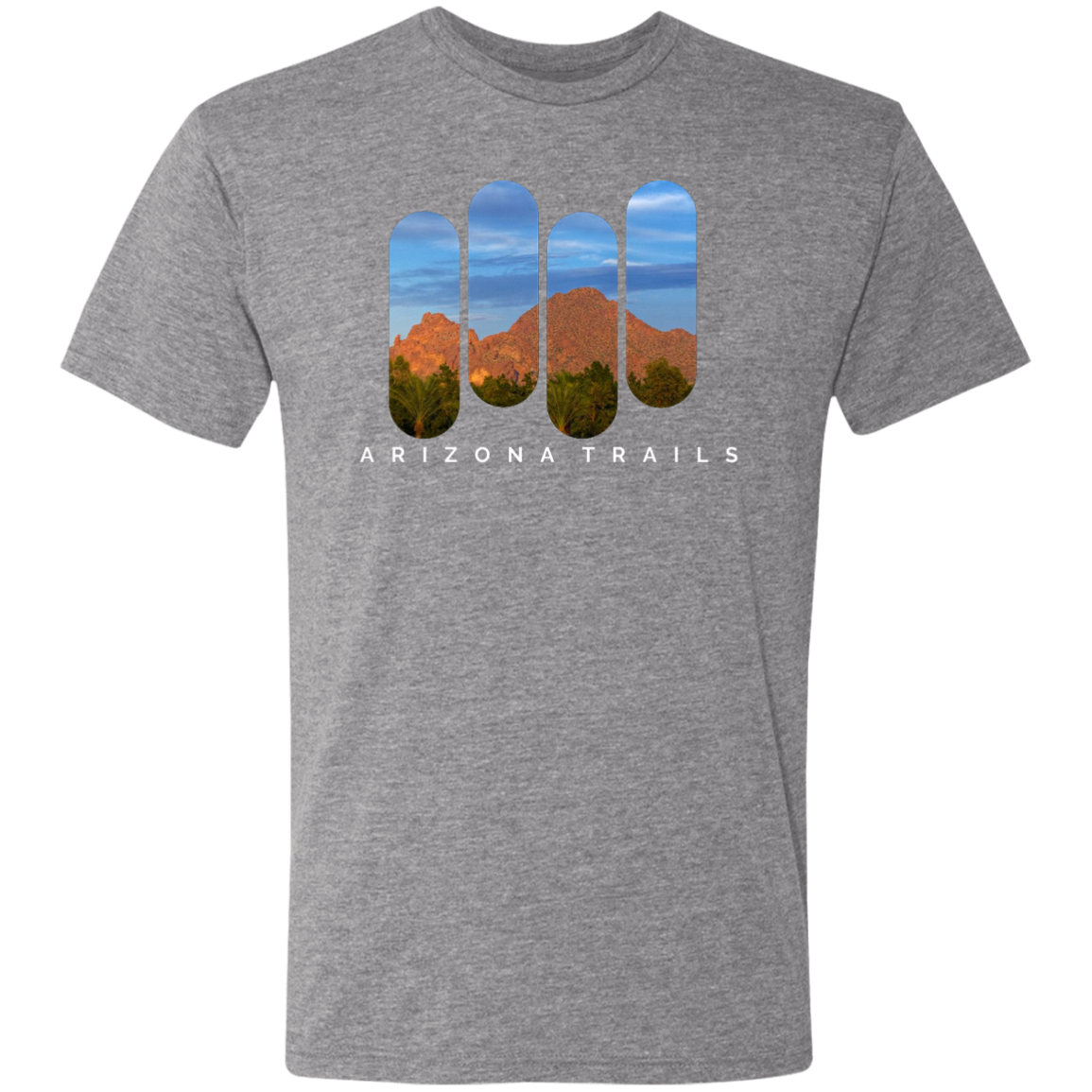 Camelback Mountain Arizona Hiking Kids T-Shirt by Noirty Designs