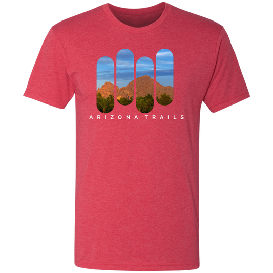 Arizona Trails Camelback Mountain - Premium Triblend T-Shirt
