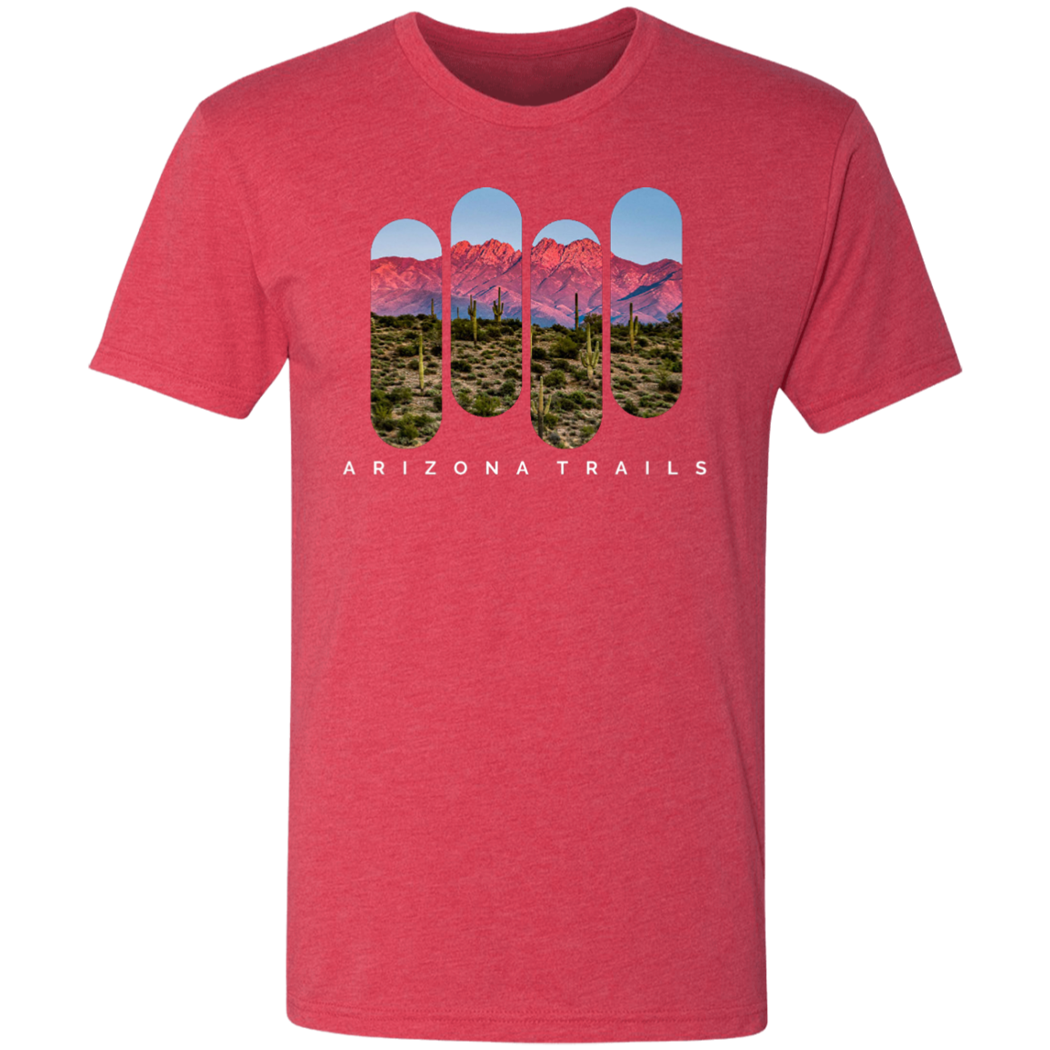 Arizona Trails Four Peaks - Premium Triblend T-Shirt