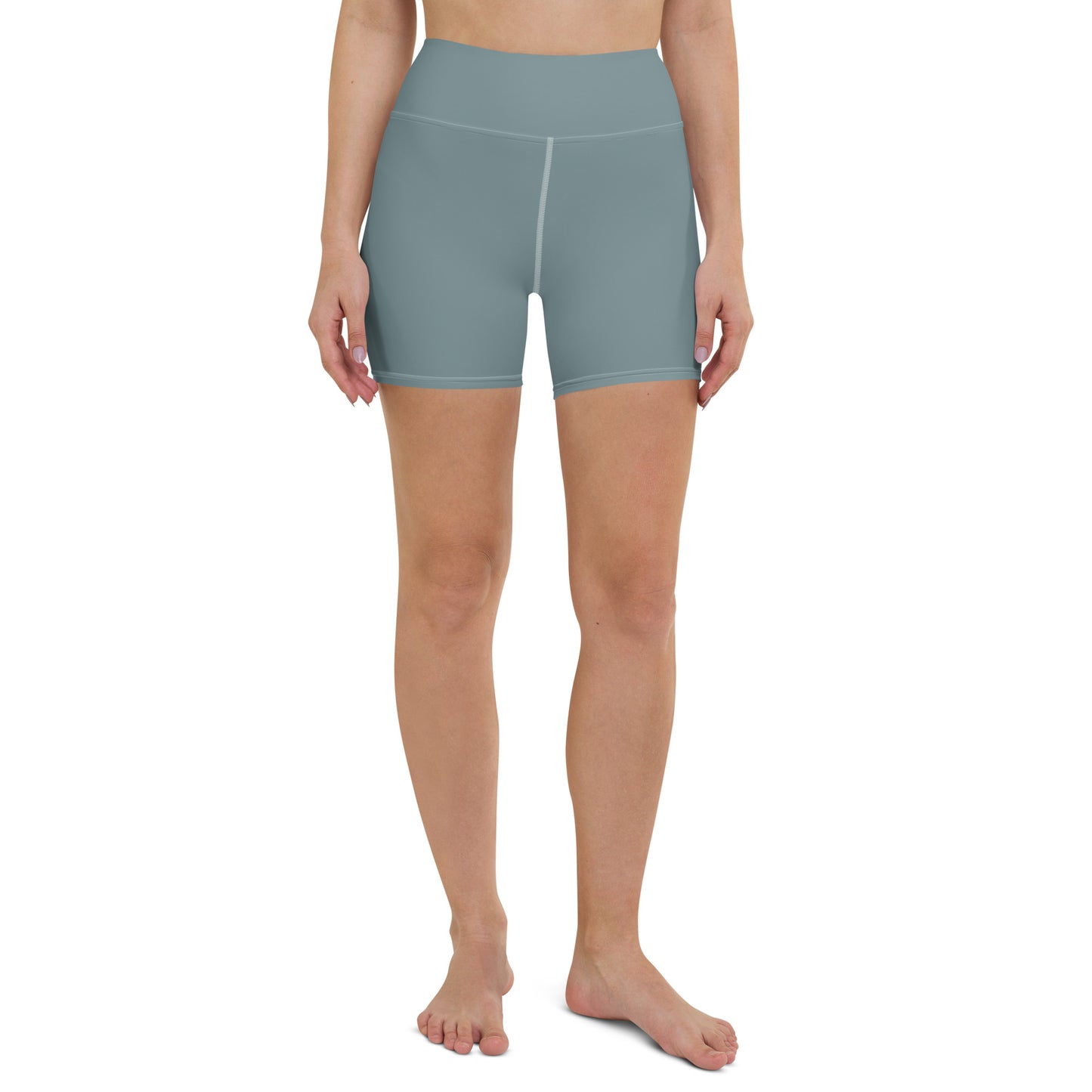 Arizona Trails Earl Grey Yoga High Waisted Yoga Shorts - Earl Grey Edition