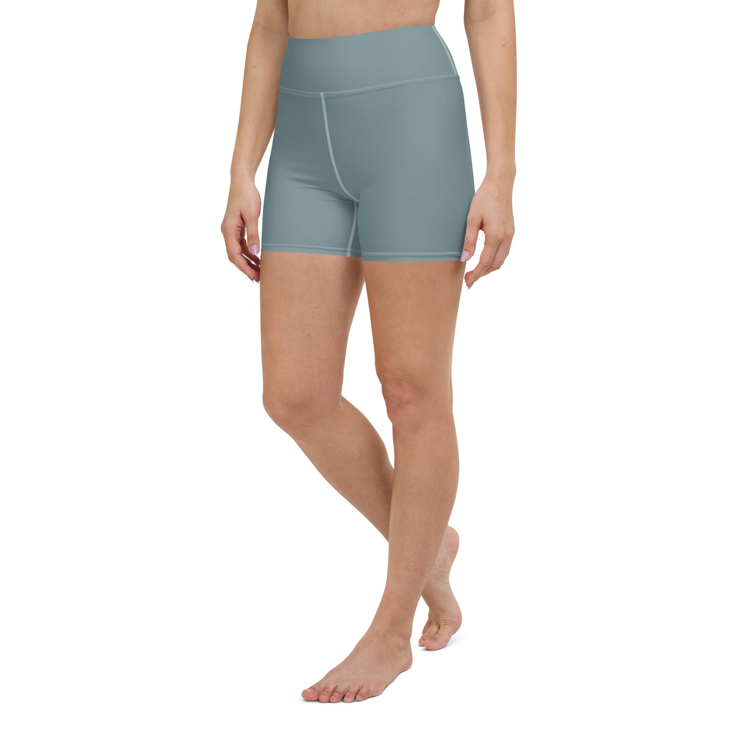 Arizona Trails Earl Grey Yoga High Waisted Yoga Shorts - Earl Grey Edition
