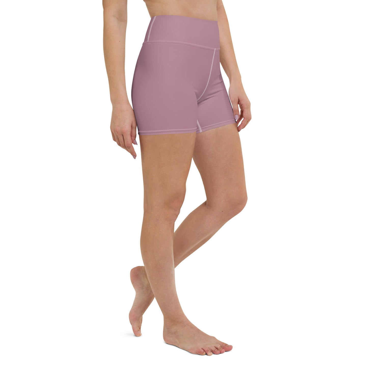Arizona Trails Pretty Lavender High Waisted Yoga Shorts - Pretty Lavender Edition